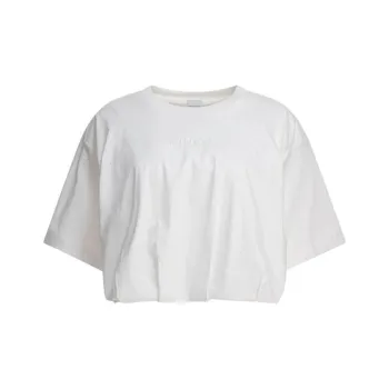 PINKO Torrone Cropped Jersey T Shirt