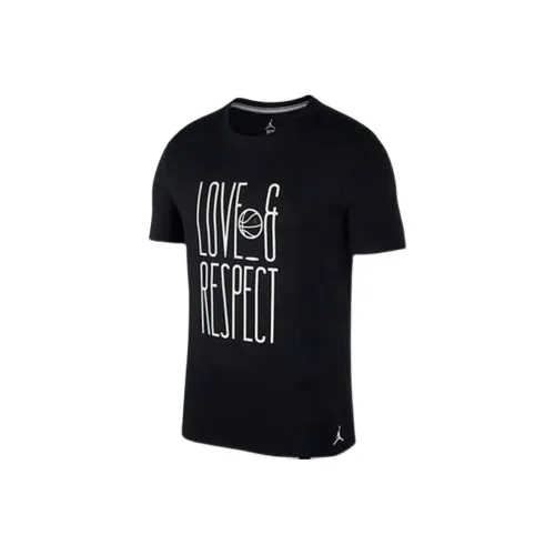 Jordan Set in Sleeve T Shirt Women's Black