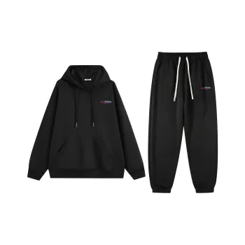 Feiyue Sweatshirt Set Unisex Fleece Lined