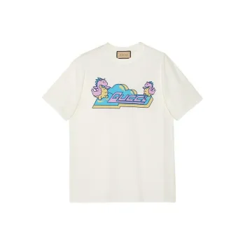 GUCCI Chinese New Year SS24 T Shirt Women's Beige