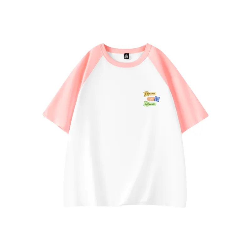 Cotton Raglan Sleeve T Shirt Women's-6