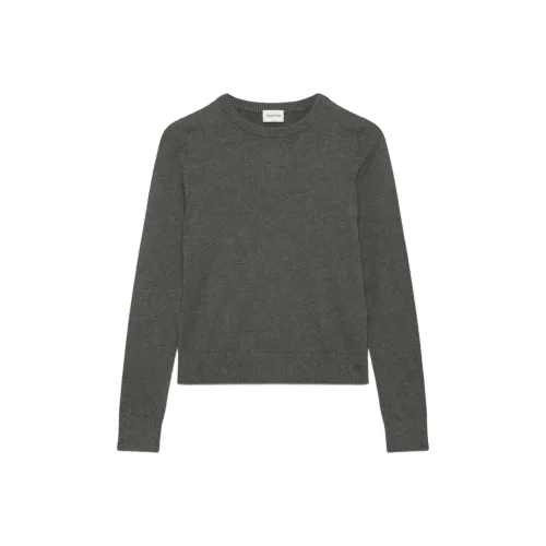 ARITZIA FW24 Sunday Best Citron Sweater Sweater Women's Heather Charcoal/Stone Phoebe Zhennan Charcoal