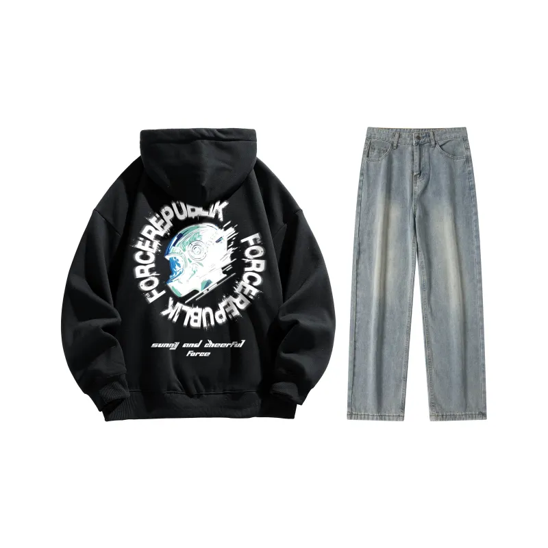 FORCEREPUBLIK Sweatshirt Sets Unisex-0