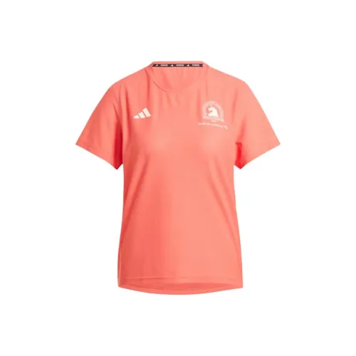 Adidas Free Shipping With AdiClub Boston Marathon 2024 Own The Run Tee