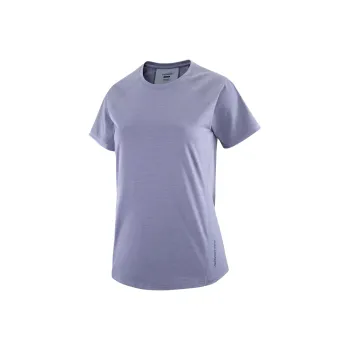 SALOMON OUTLINE Raglan Sleeve T Shirt Women's Granite Blue