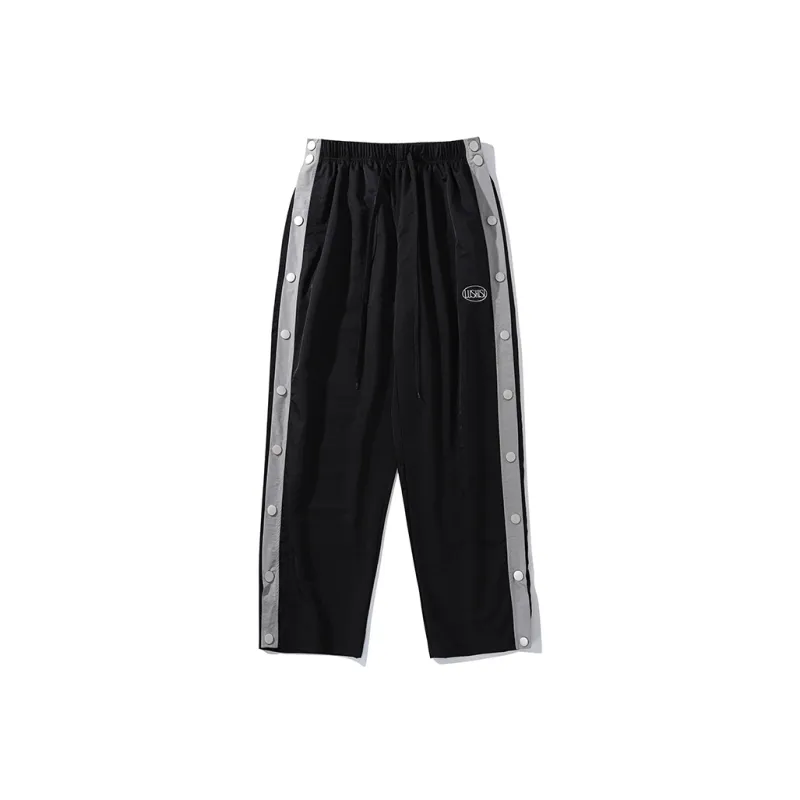 LUSHISI Athletic Trousers Unisex Black-0