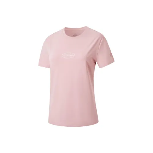 XTEP Variety Training Collection T Shirt Women's Wax Apple Red Pink