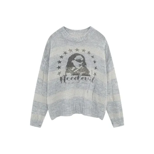 SHUIYUNJIAN Knitwear Womens Light Khaki Stripe