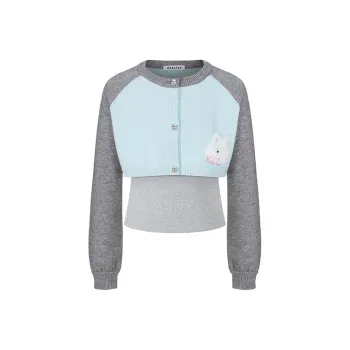 HERLIAN Sweater Women's Gray Blue