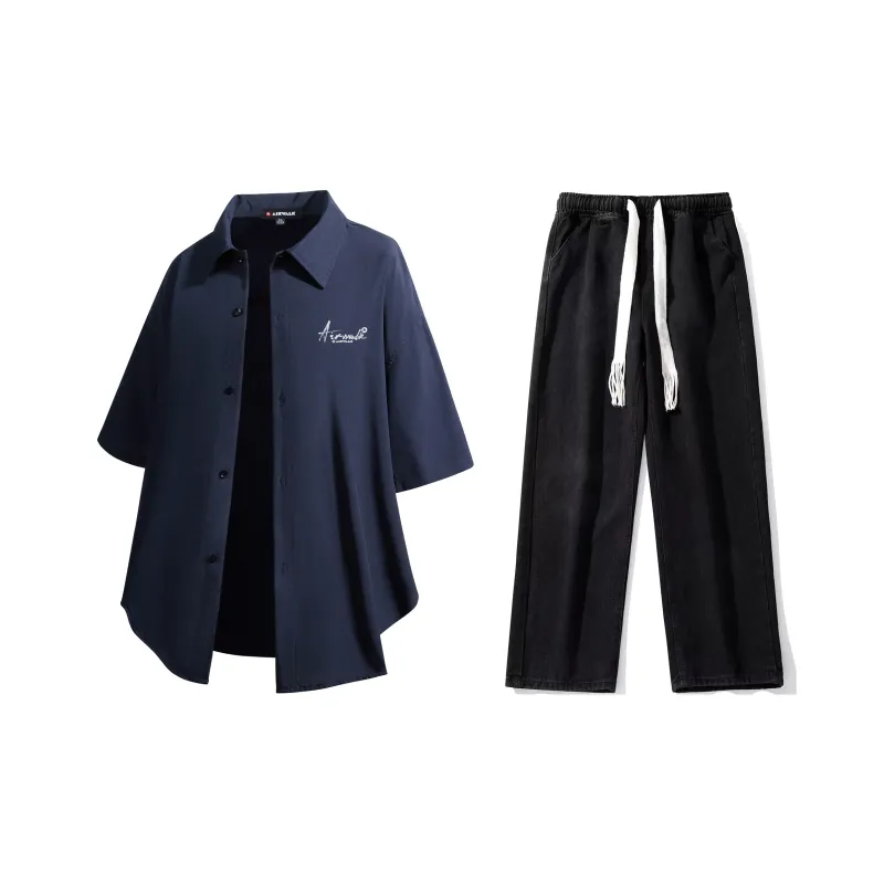 Airwalk Shirt Matching Set Unisex-9