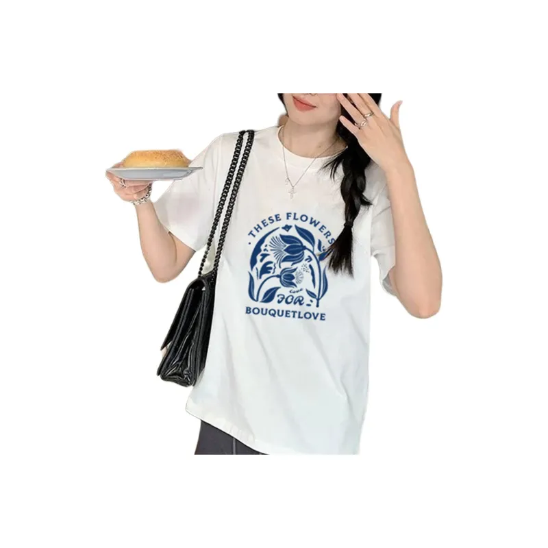Weixi T Shirts Women's White-0