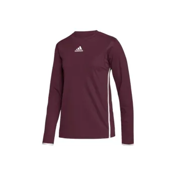 Adidas Women's Team Issue Long Sleeve Jersey Team Maroon/White