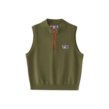 FILA FUSION x ROUND TWO SS25 Tank Tops Women's Banana Coffee DG