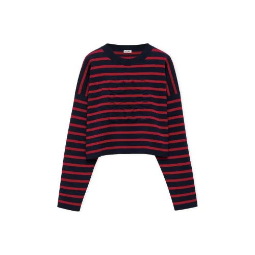 LOEWE Anagram Sweater 'Navy/Red'