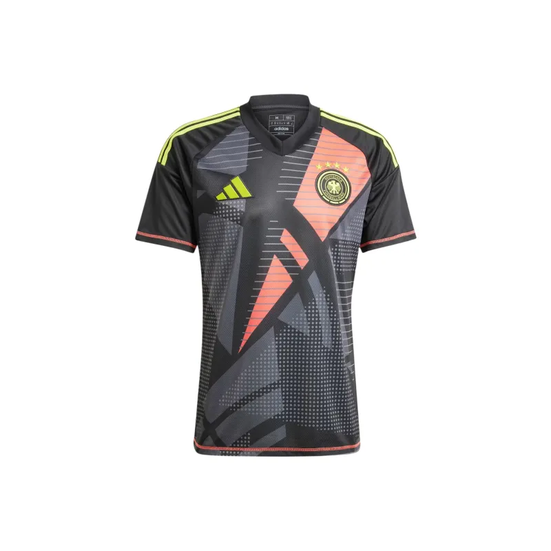 Adidas Germany Tiro 23 Goalkeeper Jersey Soccer Jerseys Men's Black-0