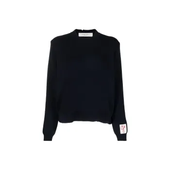 Golden Goose Distressed Logo Patch Jumper