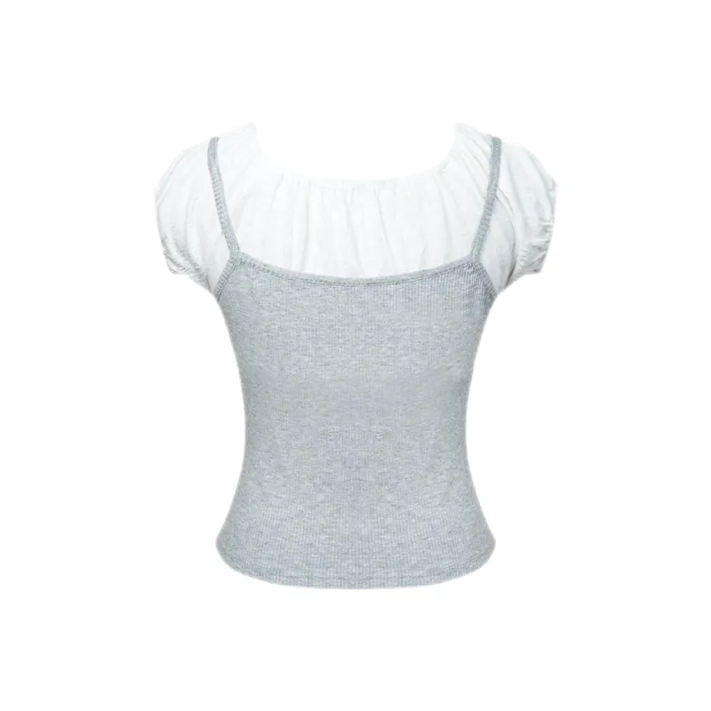 ABBY GODDESS T Shirt Women's Gray-1