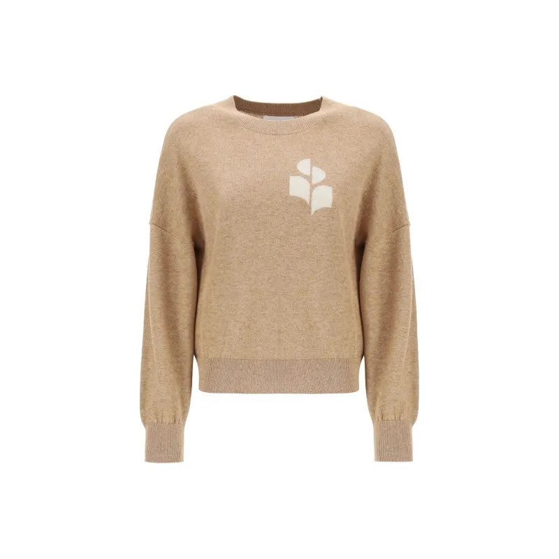ISABEL MARANT ETOILE Marisans Logo Intarsia Knitted Jumper-0