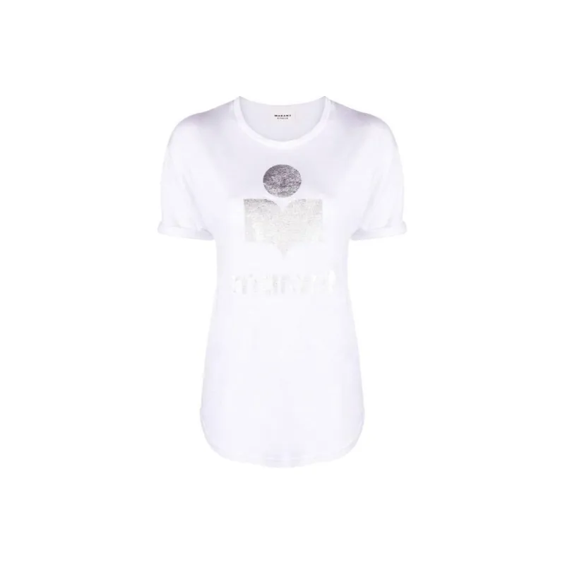 ISABEL MARANT ETOILE Koldi Logo print T shirt-0
