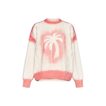 PALM ANGELS Sprayed Palm Crewneck Jumper