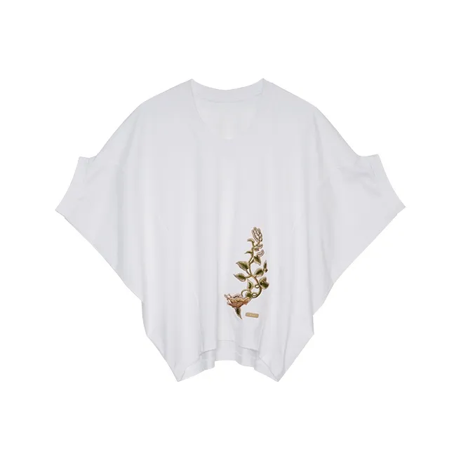 ROSESTUDIOBYGUOPEI Batwing Sleeve T Shirt Women's-3