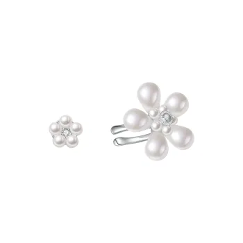 ZEGL Artificial Pearl Clip On Earrings Women's