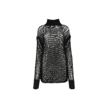 Ann Demeulemeester Cut Out Knitted Jumper
