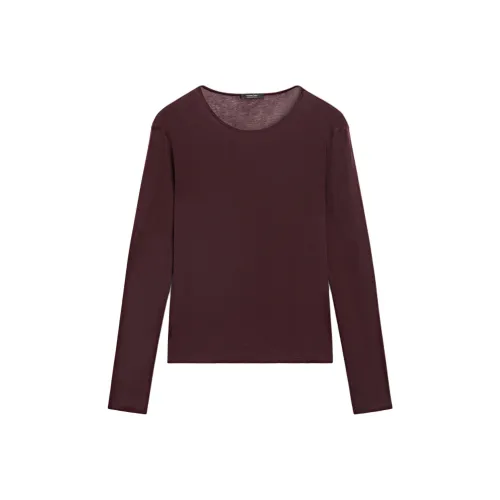 Massimo Dutti T Shirt Women's Dark Red