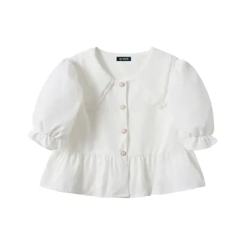 CPAURA Crop Tops Women's White