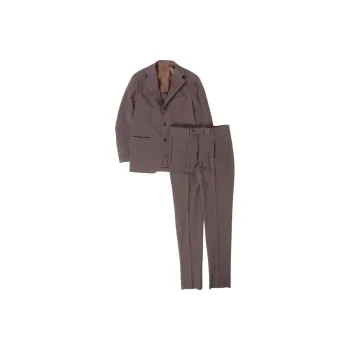 Beams Business Suits Men's 2-Piece Set Dark Brown