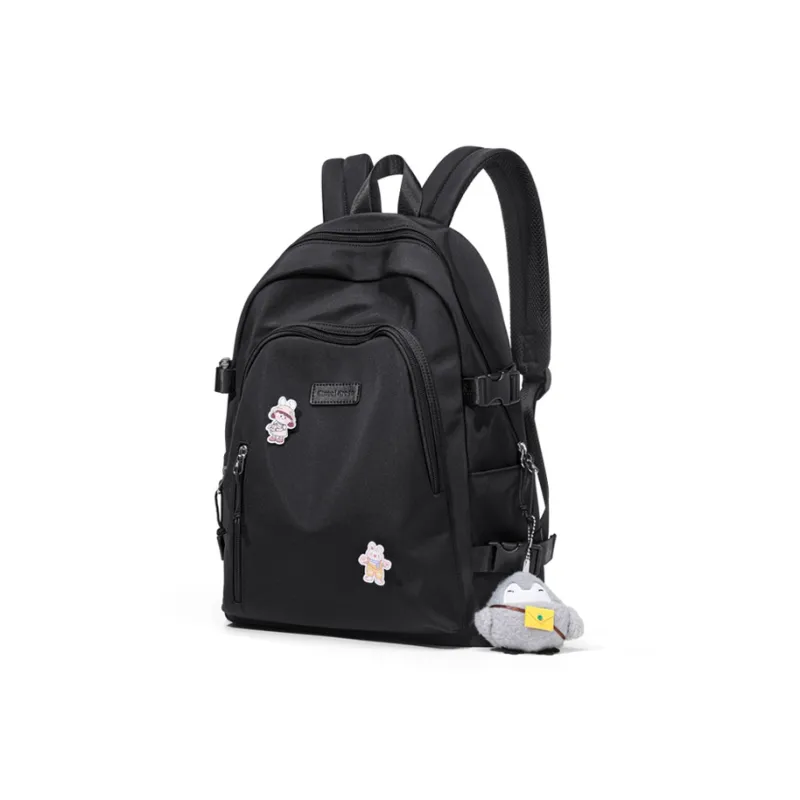 CinvaiKrose Fabric Outdoor Short Trip Backpack Travel Bag Women's Pink/Ecru/Black/Blue-10