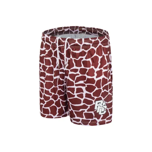 BKCXZICE Sports Shorts Men's Burgundy