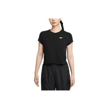 Nike Sportswear Club Women's Short Sleeve Cropped Graphic T Shirt