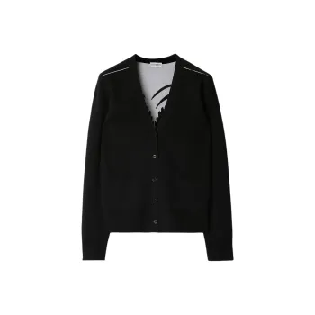 Burberry Mirrored Horse Cardigan