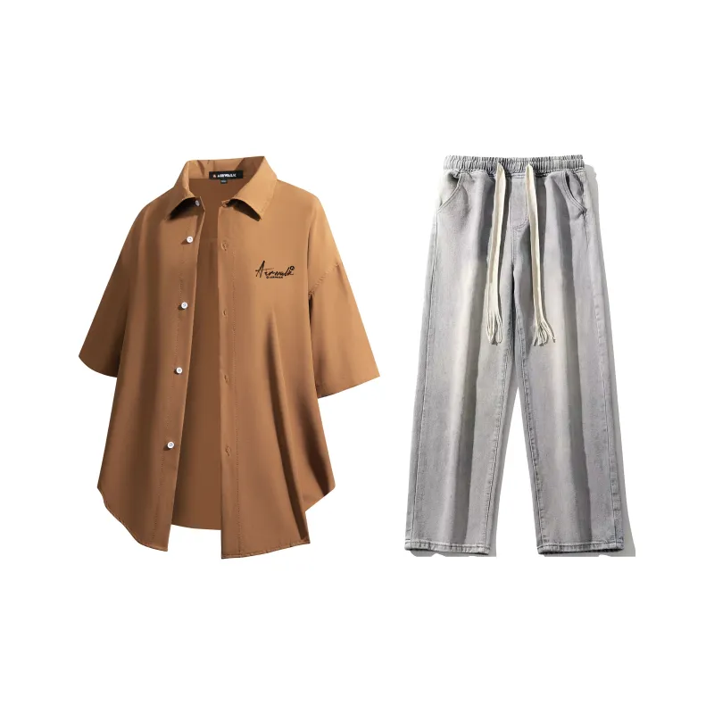 Airwalk Shirt Matching Set Unisex-58