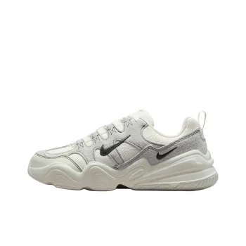 Nike Tech Hera Anti Slip Wear Resistant Low Top Chunky Sneakers Women's White