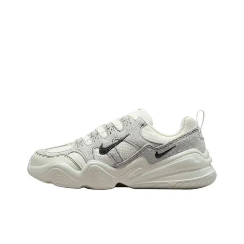 Nike Tech Hera Anti Slip Wear Resistant Low Top Chunky Sneakers Women's White