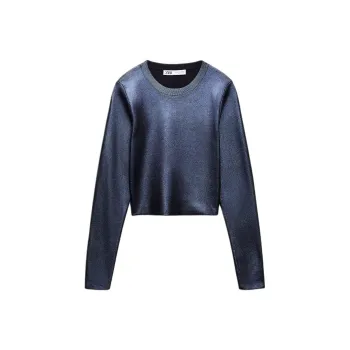 ZARA T-Shirts Women's Blue