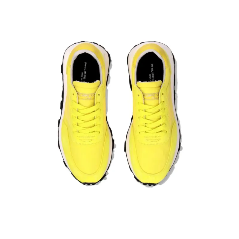 PHILIPPE MODEL Tour Running Low Top Casual Shoes Women's Yellow-4