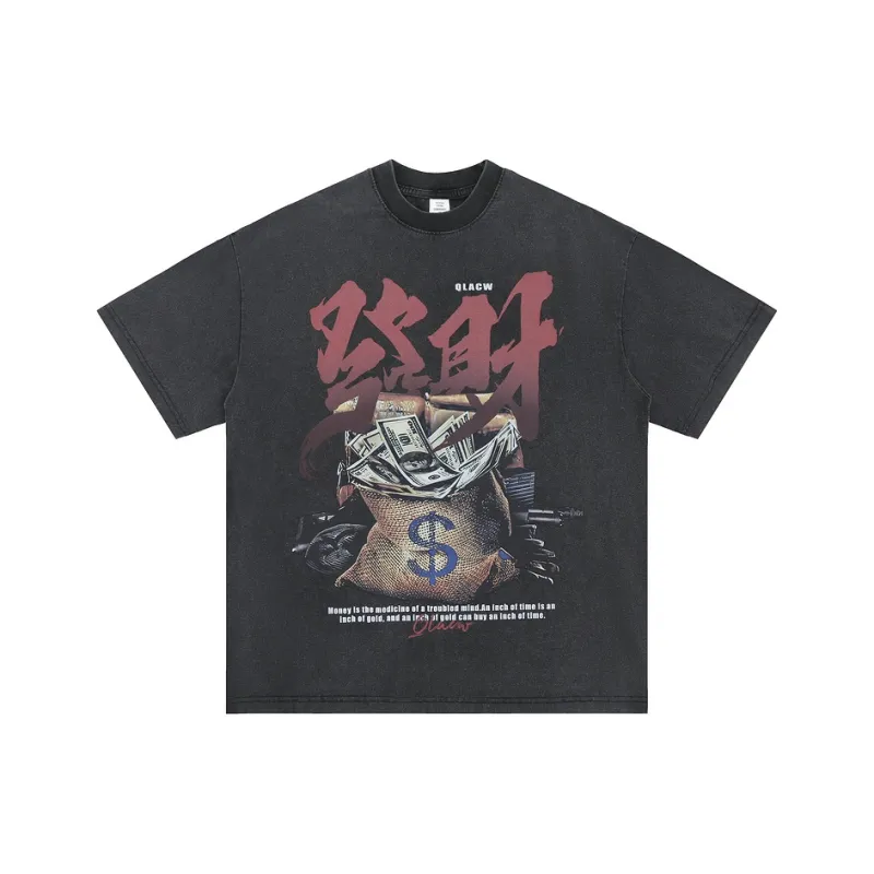 YUZHAOLIN Distressed Hem Loose Fit Base Layer Unisex-0