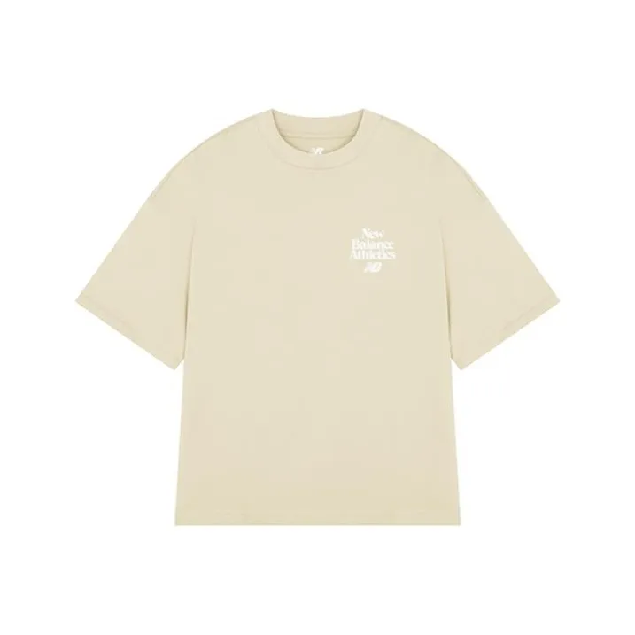 New Balance ATH 70 T Shirts Women's Beige-0