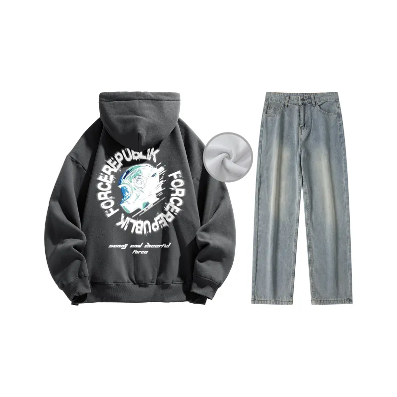 FORCEREPUBLIK Sweatshirt Sets Unisex-26