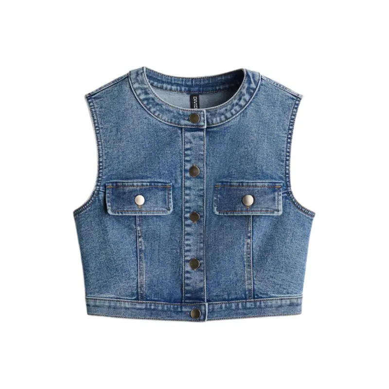 H&M Tank Tops Women's Light Blue-0