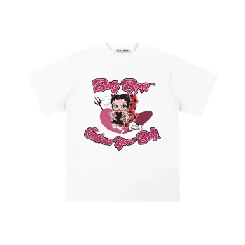 BETTY BOOP T Shirt Women's White