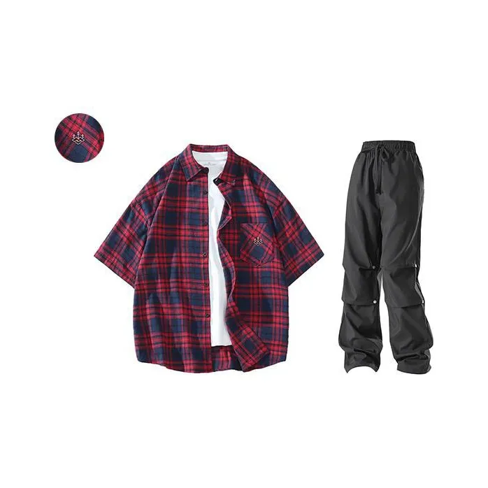 LIVINGTOWN Shirt Matching Set Unisex-2