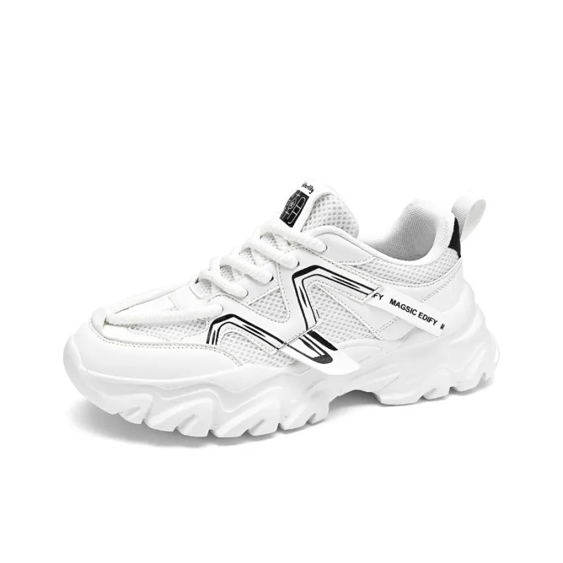 OFFER AITR Cushioning Lightweight Height Increasing Low Top Chunky Sneakers Men's-8