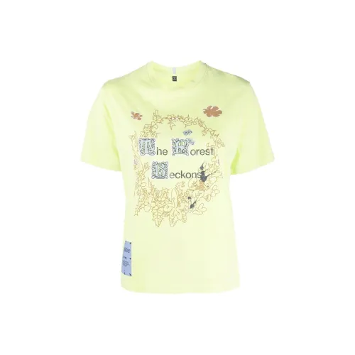 McQ Alexander 32-33p T-Shirts Women's Light Green
