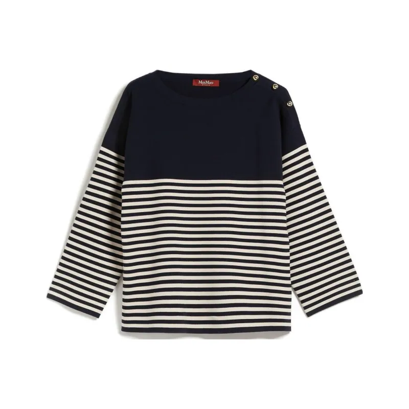 MaxMara Studio Sweaters Women's Marine Blue-0