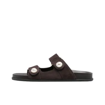 Jimmy Choo Fayence Slide Slippers Women's Brown