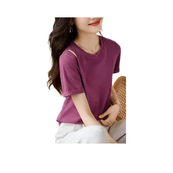 Mo Han Yi Mei T Shirt Women's Rose Red